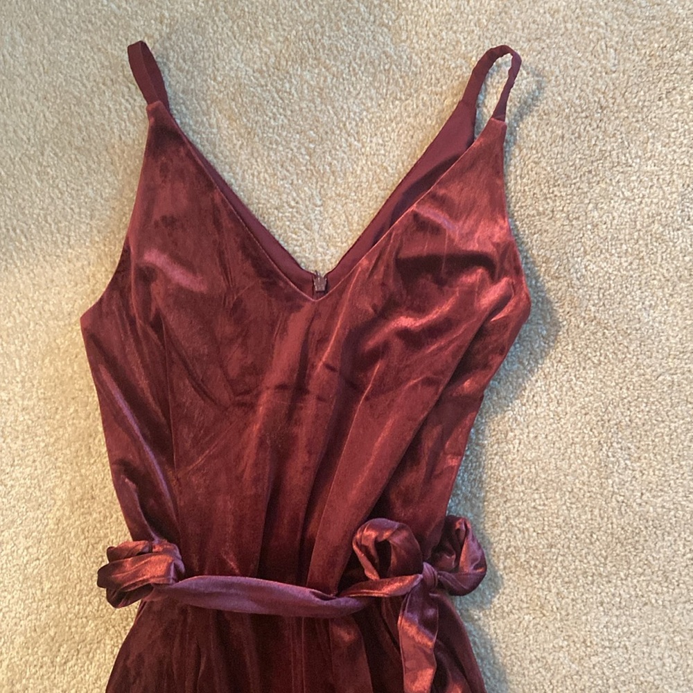 Banana Republic NWT size 6 velvet jumpsuit - Picture 2 of 9